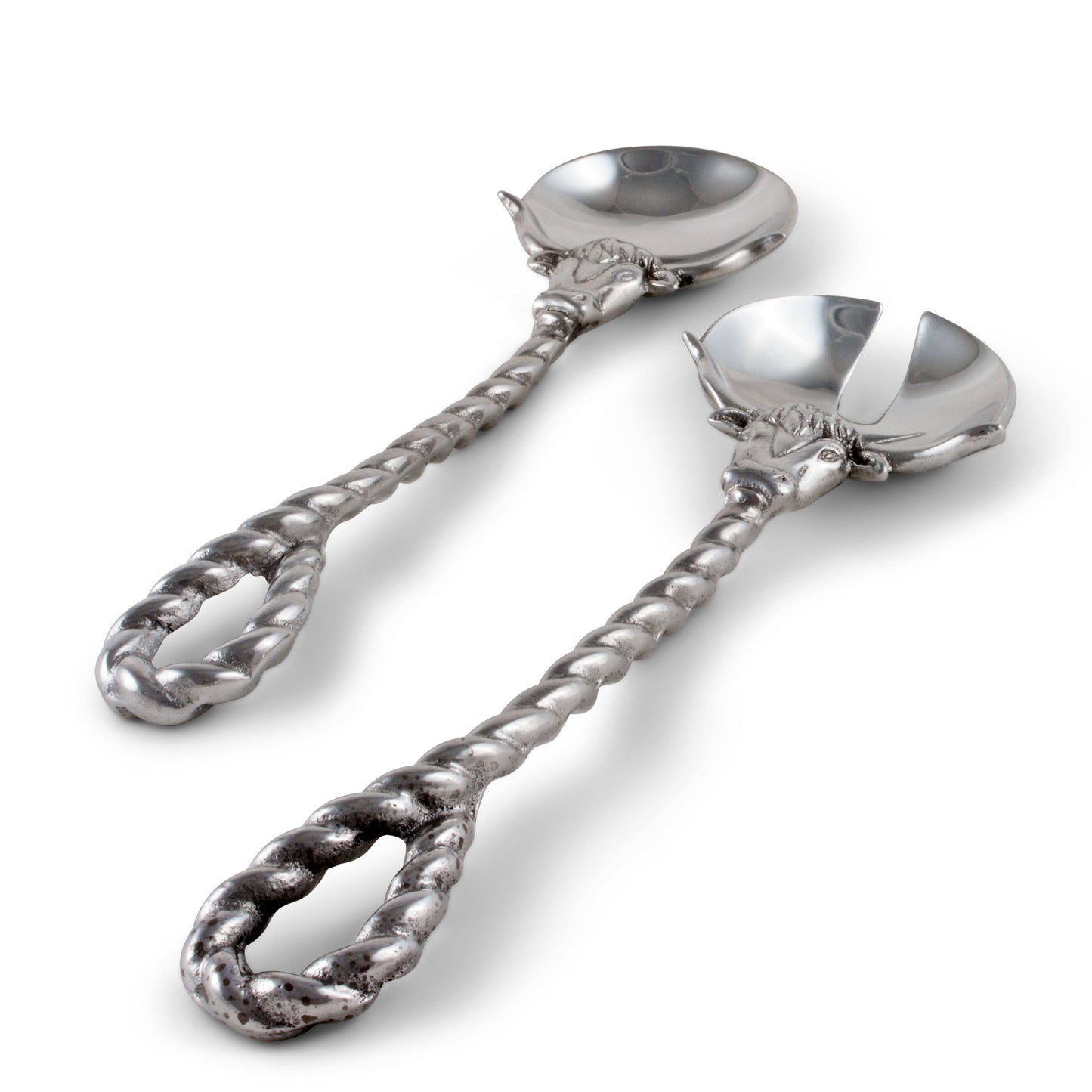 Arthur Court Longhorn Serving Set