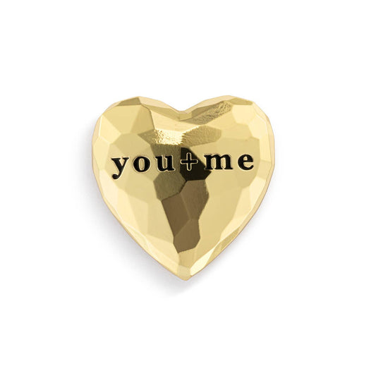 Demdaco's You + Me Heart Magnetic Frame Charm - 1.5in