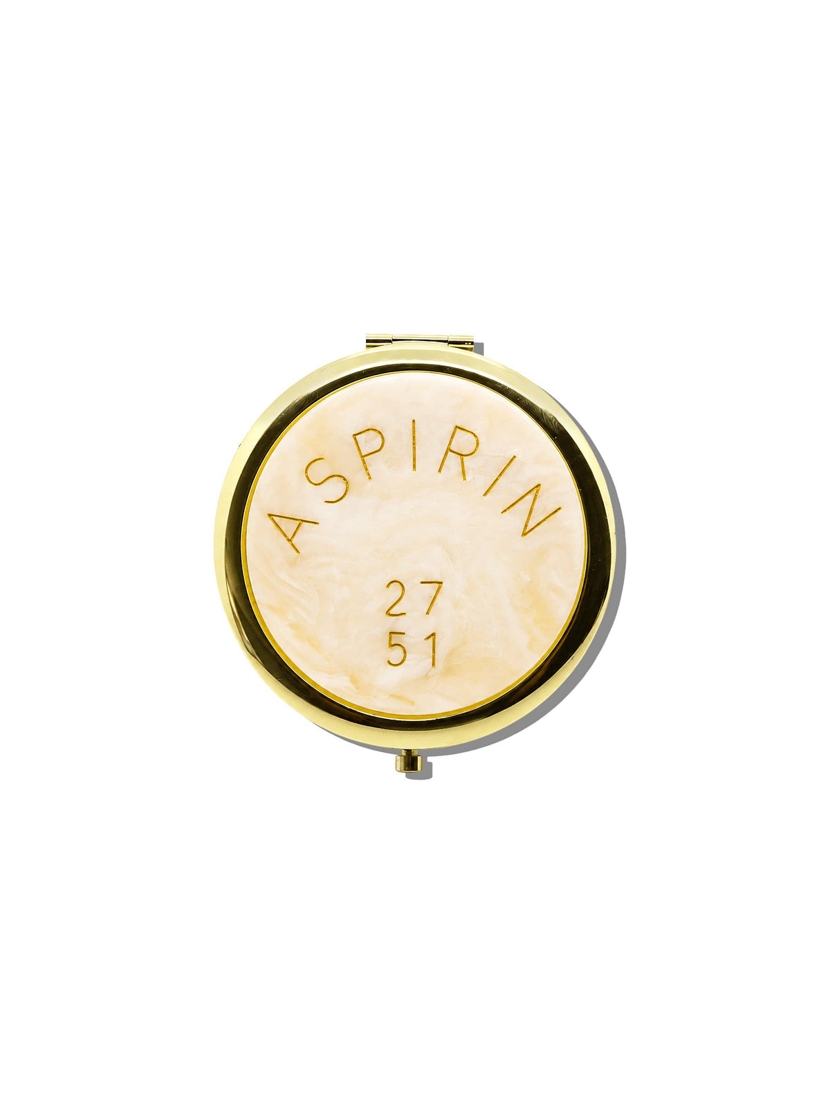 Solar Eclipse Hand-painted Aspirin Handbag Hero Pill Compact