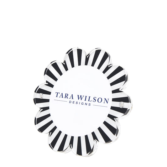 Tara Wilson DAISY FRAME - BLACK / WHITE