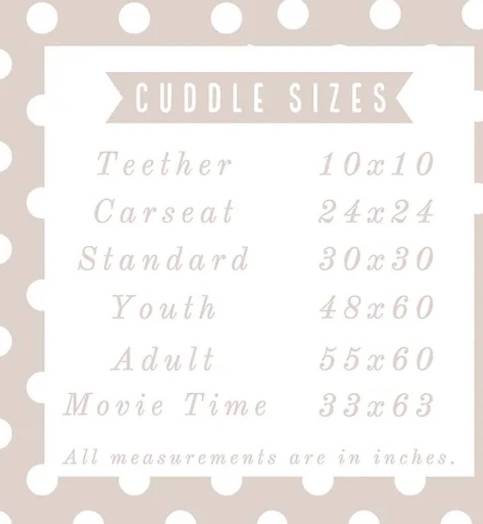Cuddle Couture Peachy Embossed Minky Blanket- Standard Size