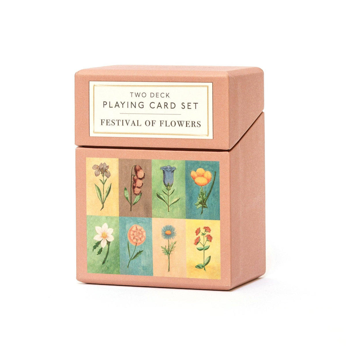 Roomytown Playing Cards - Set of Two Decks - Festival of Flowers