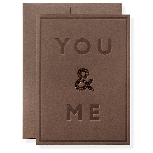 Karen Adams You and Me Greeting Card