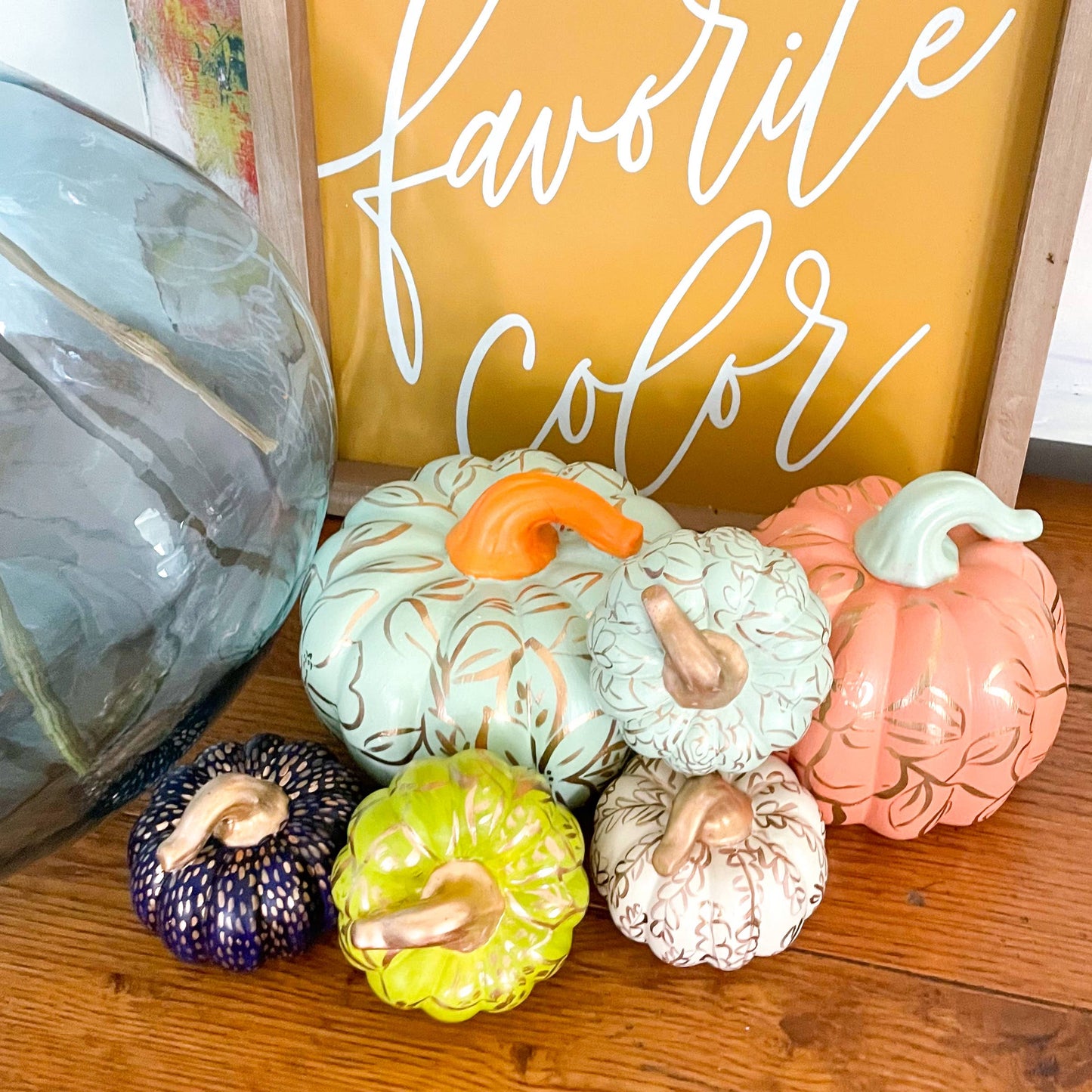 Jessica Reynolds Indigo Mini Pumpkin
