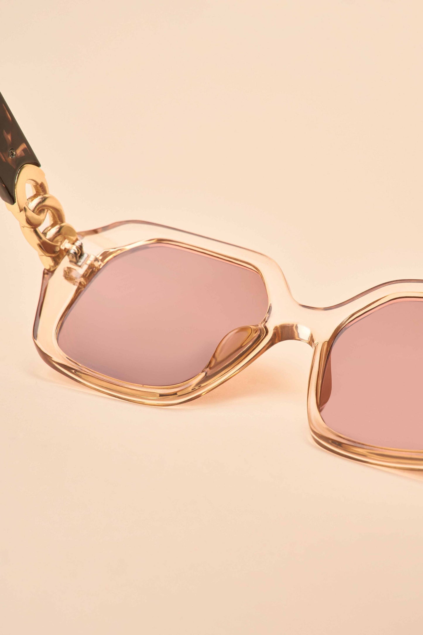 Luxe Rylee Sunglasses - Nude/Tortoiseshell, by Powder Designs