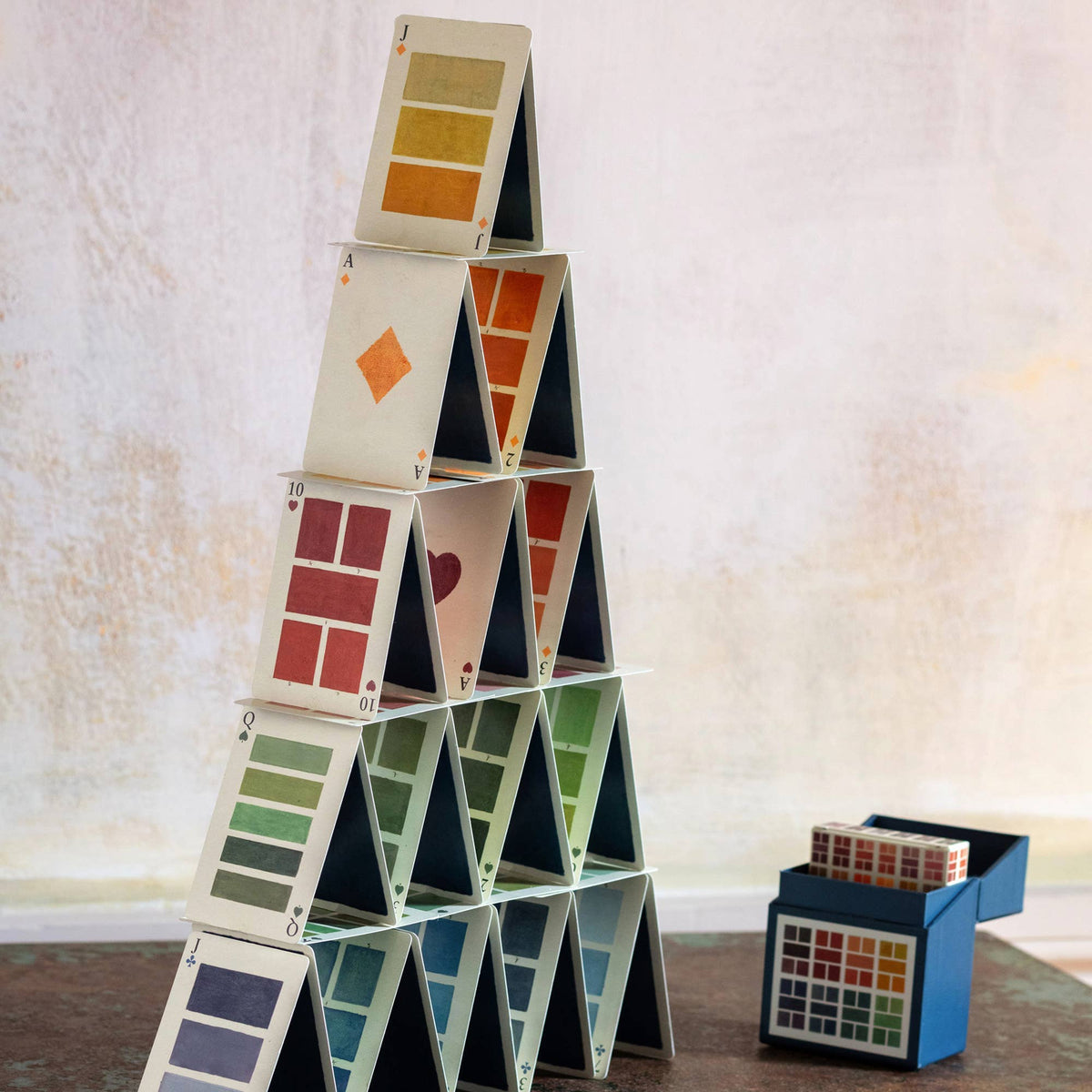 Roomytown Playing Cards - Set of Two Decks - Watercolour Swatches
