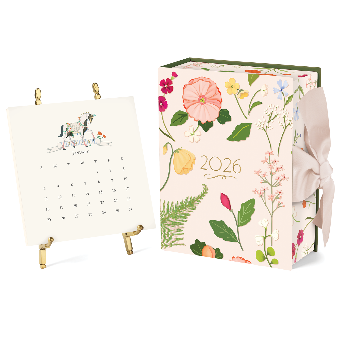 Karen Adams 2026 Classic Desk Calendar (17mth.)