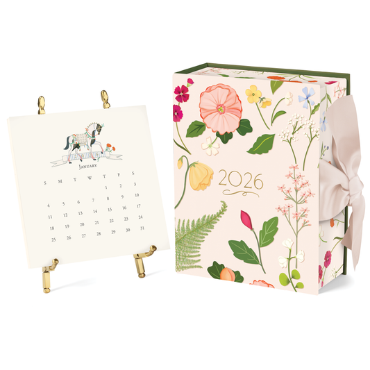 Karen Adams 2026 Classic Desk Calendar (17mth.)