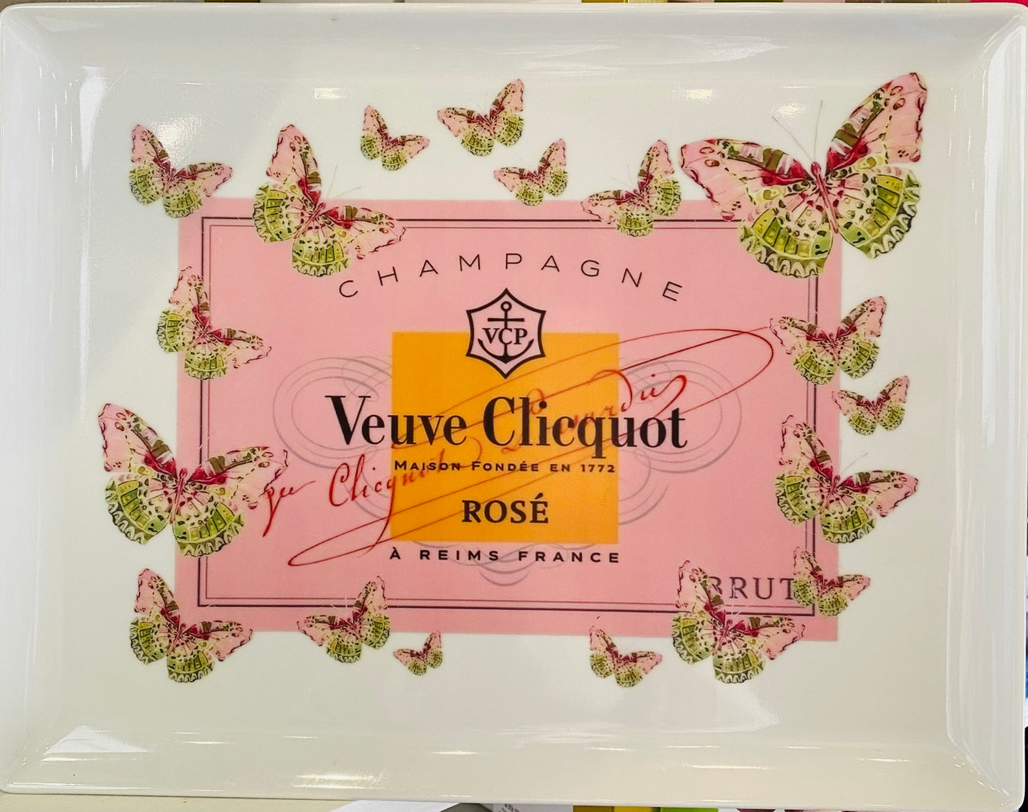 The French Bee Butterfly Collection: Veuve Clicquot Motif