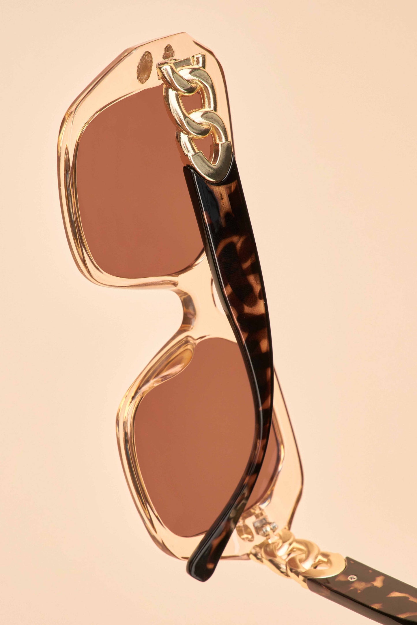 Luxe Rylee Sunglasses - Nude/Tortoiseshell, by Powder Designs