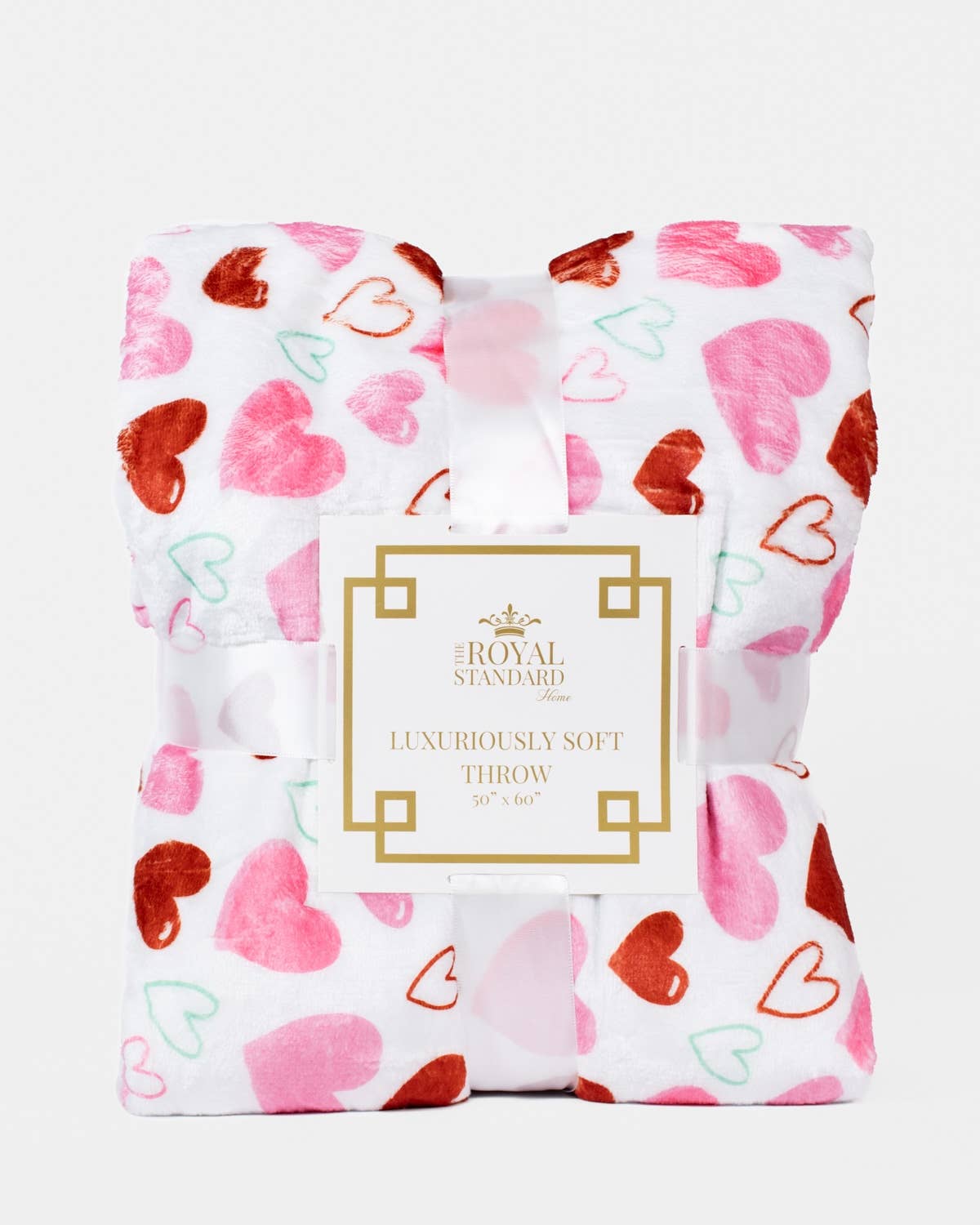Royal Standard All You Need is Love Throw/Pink/Multi   50x60