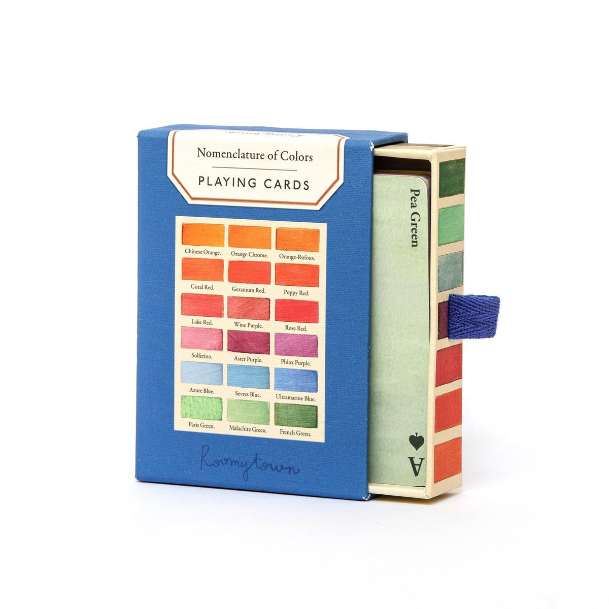 Roomytown Single Playing Card Deck - Nomenclature of Colors