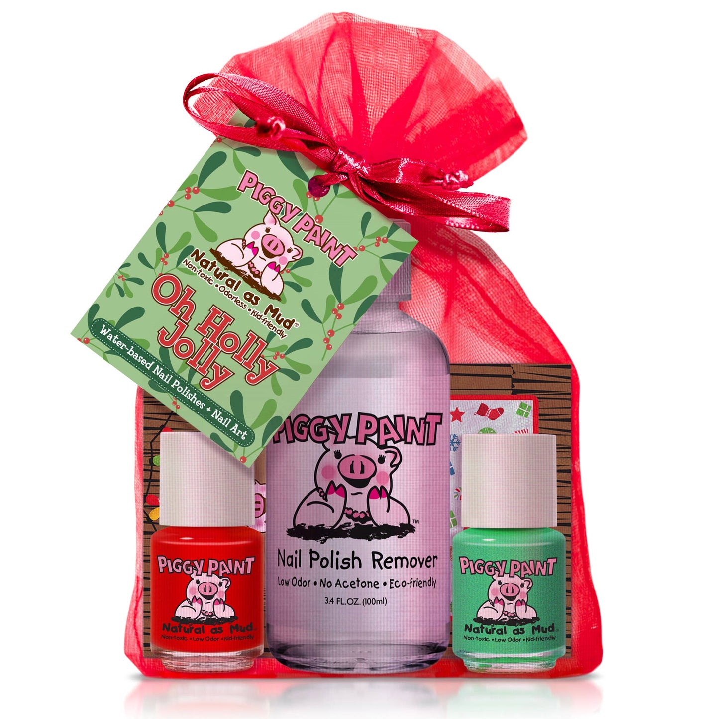 Piggy Paint Oh Holly Jolly Non-Toxic Nail Polish