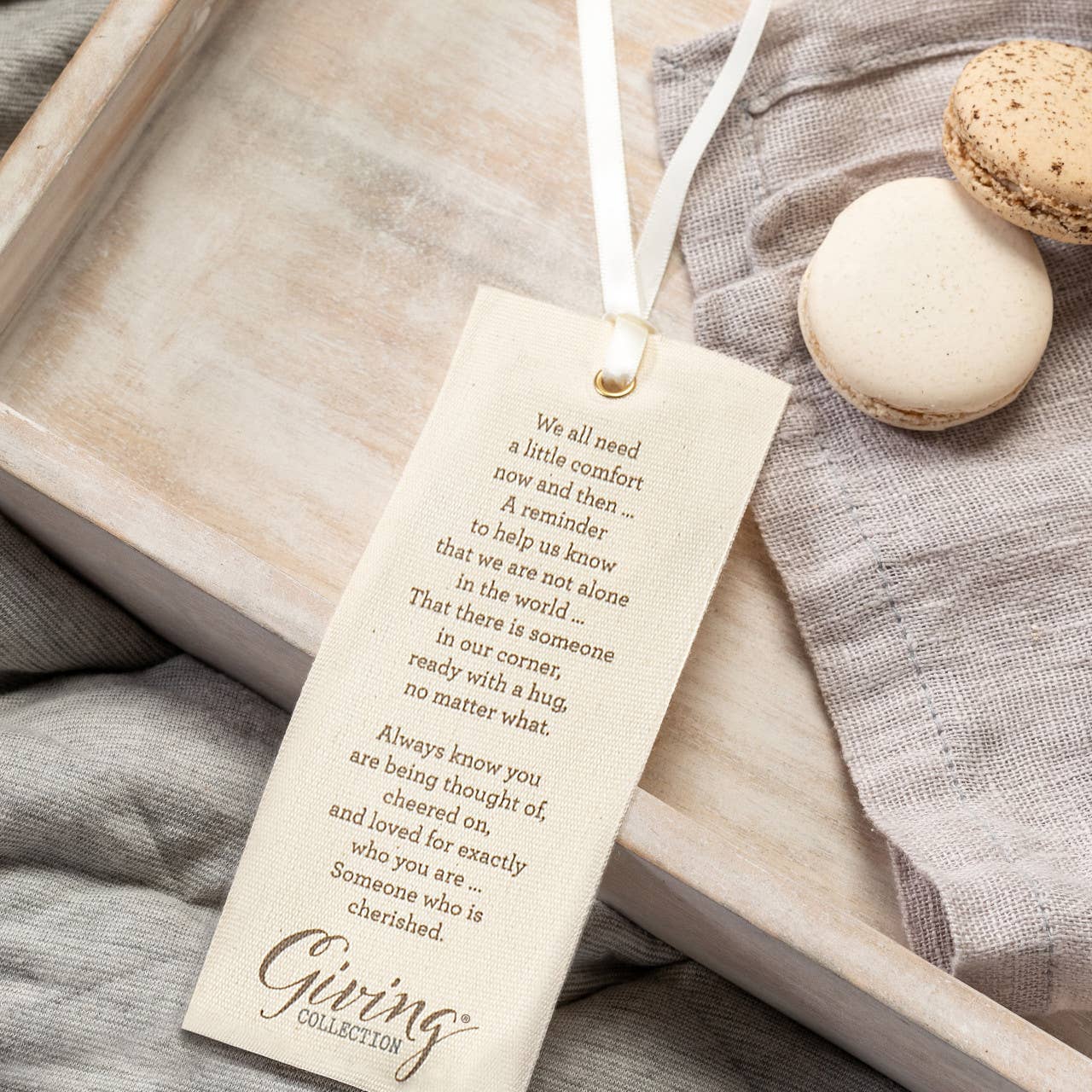 Demdaco Taupe Giving Blanket