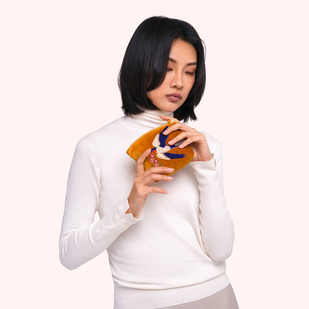 Swallow Mini Pouch by Powder Design