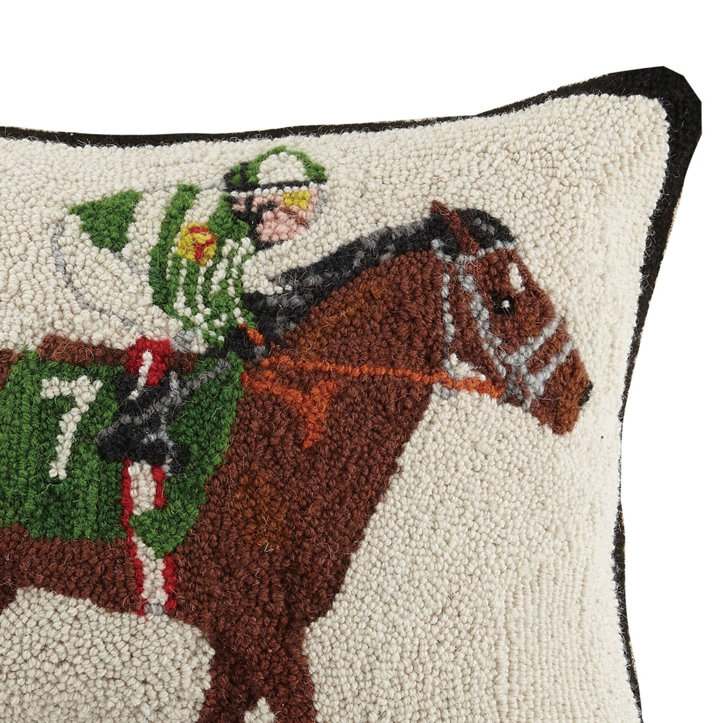 Peking Equestrian Racer Hook Pillow - Mary Lake Thompson