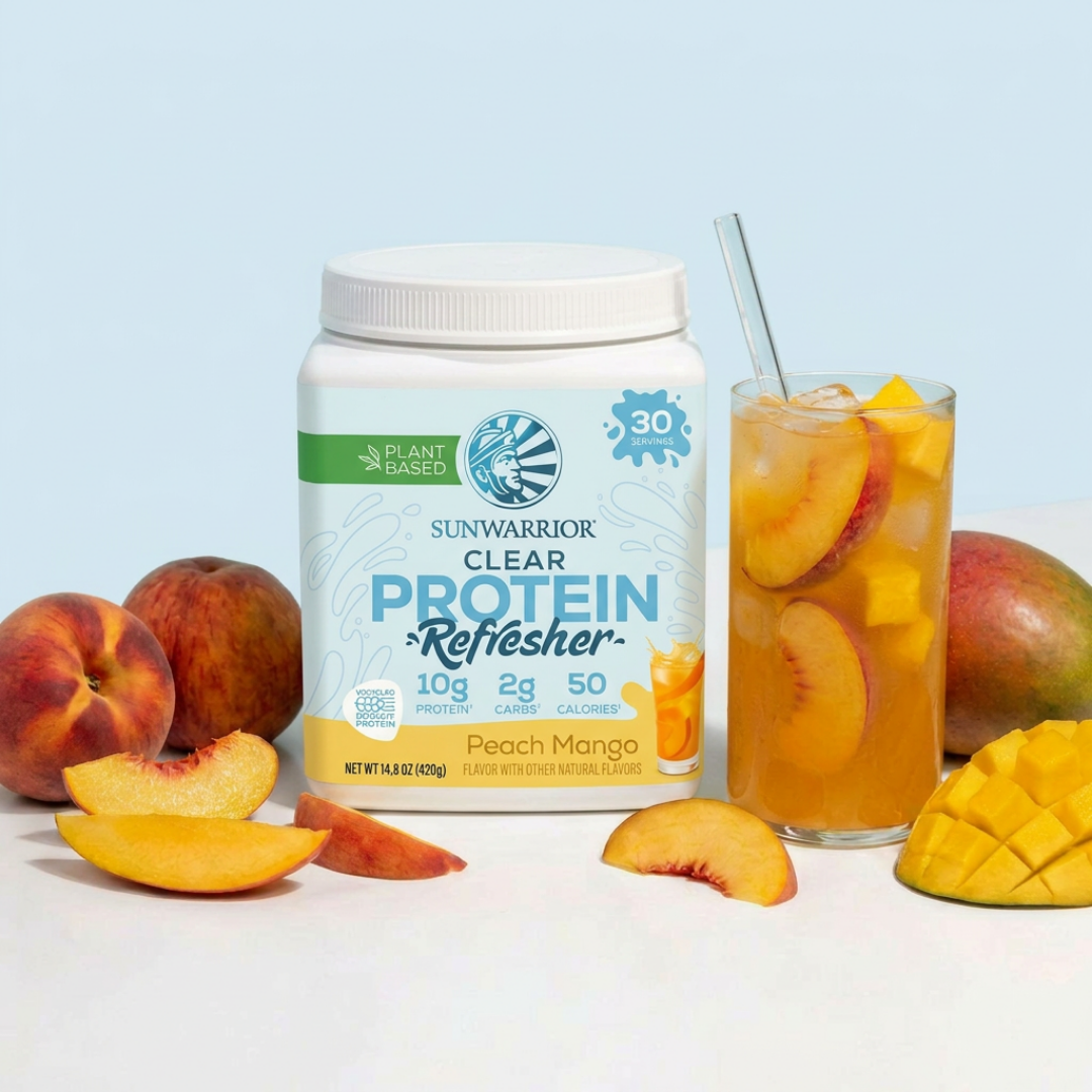 Clear Refresh Peach Mango Protein Powder - Barley Protein