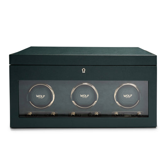 WOLF 1834 British Racing Triple Watch Winder
