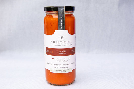 18 Chestnuts Tuscan Tomato Soup 16 oz Plant Based & Gluten Free