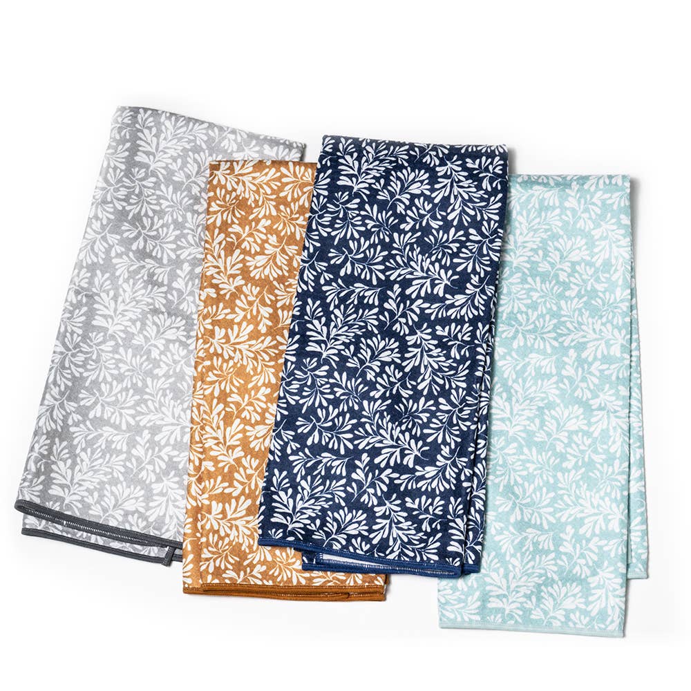 Once Again Home Anywhere Towel - Herbage in Navy