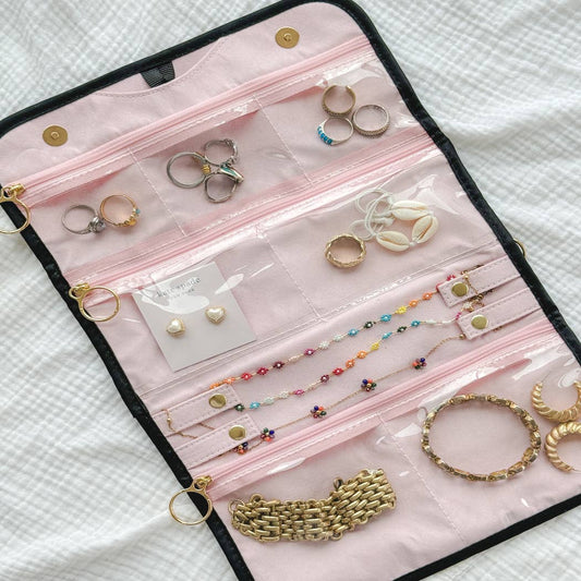 KUSSHI Travel Jewelry Organizer- Machine Washable