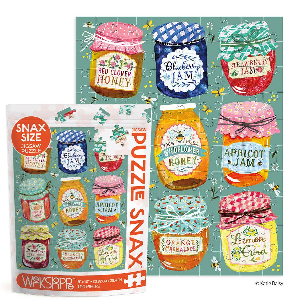 WerkShoppe Jam & Honey 100 Piece Puzzle Snax