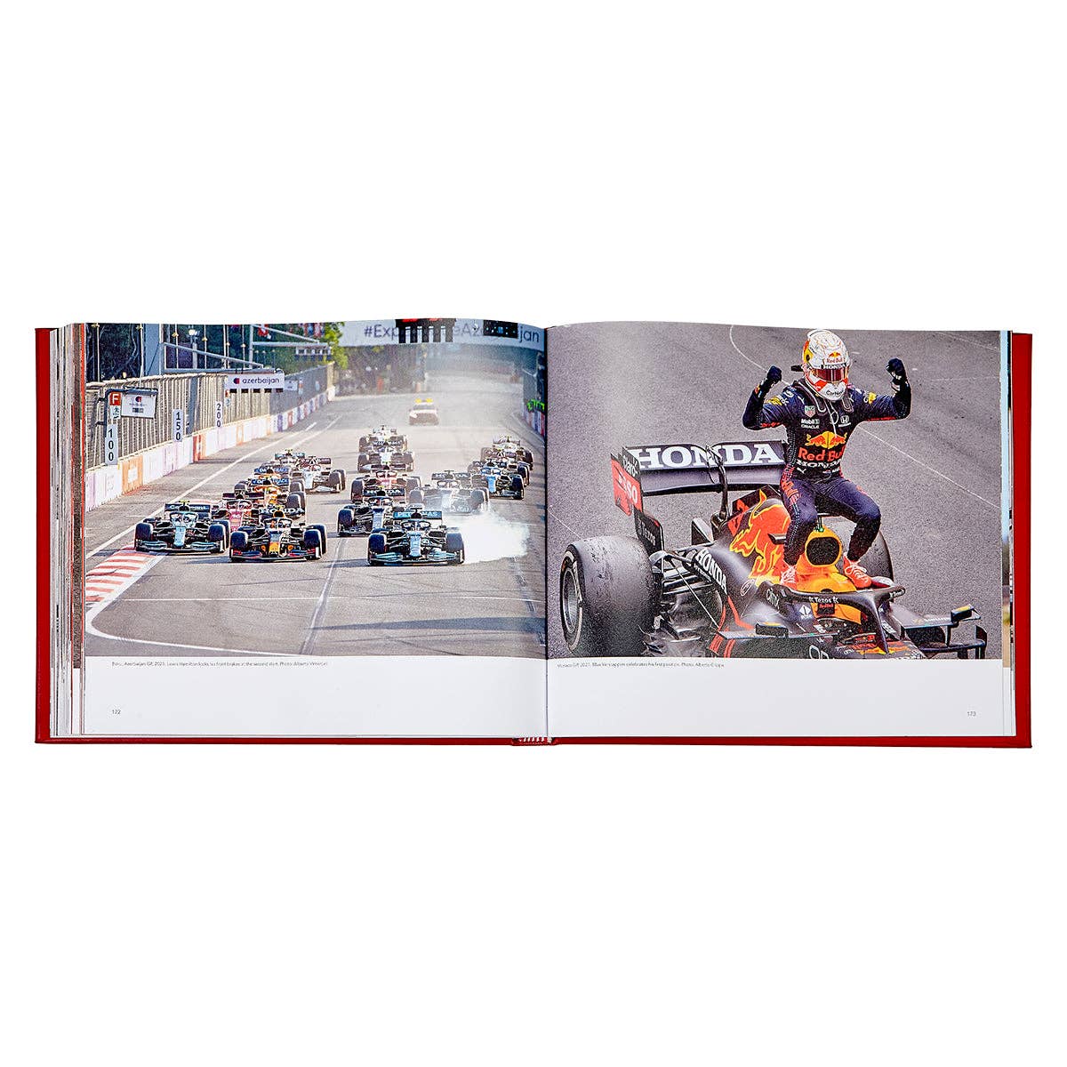 Graphic Image" F1 Heroes" Leather Bound Book
