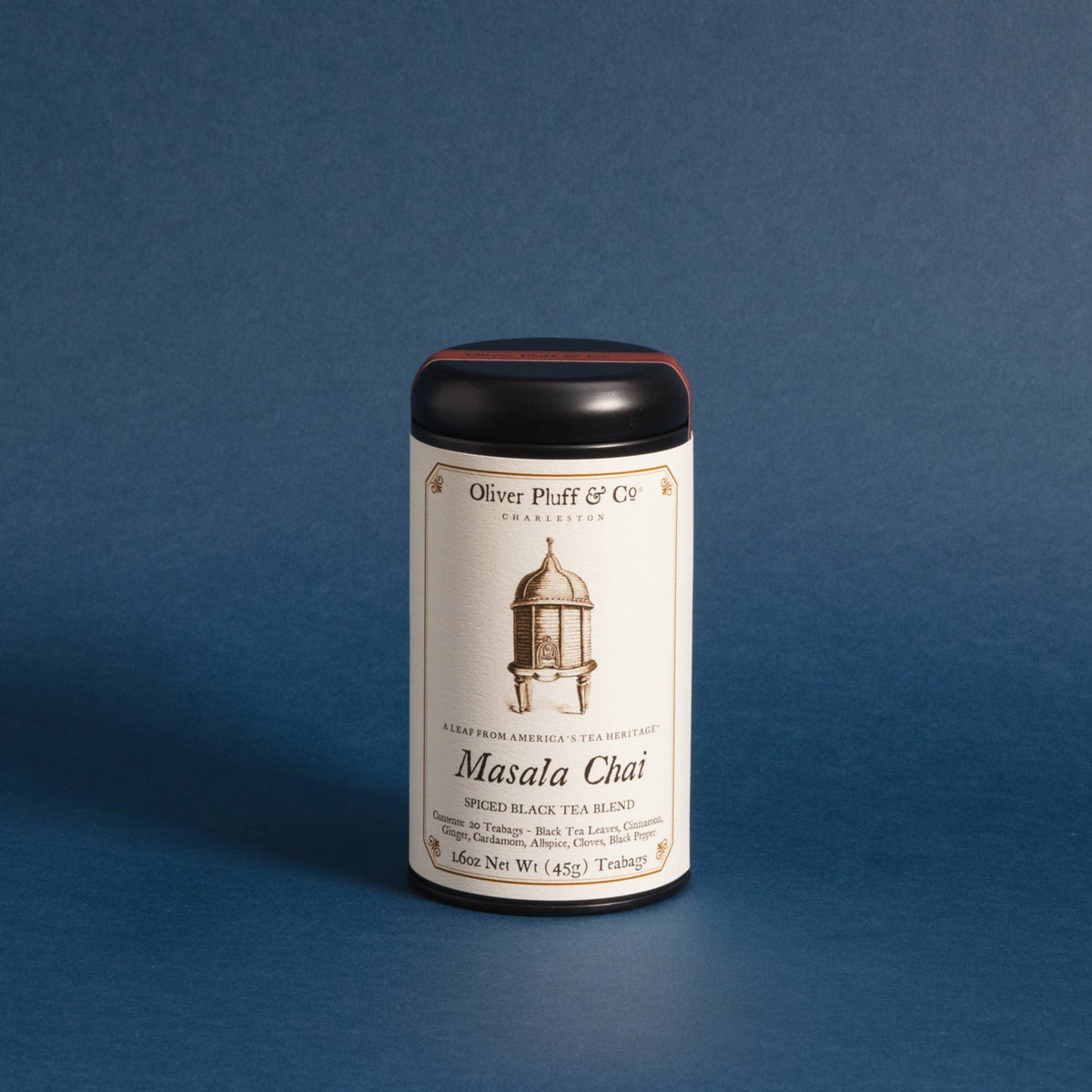 Oliver Plutt & Company Masala Chai - 20 Teabags in Signature Tea Tin