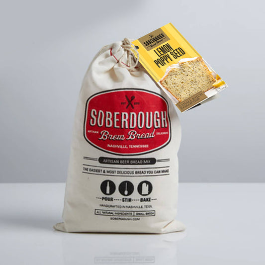 Soberdough's Lemon Poppy Seed Beer Bread: Bright, Zesty &amp; Unforgettable