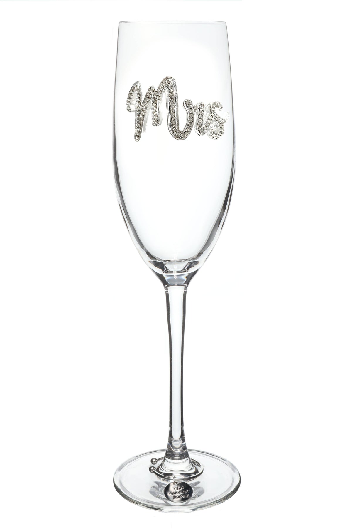 Queens' Jewels Mrs Jeweled Stemmed Champagne Flute