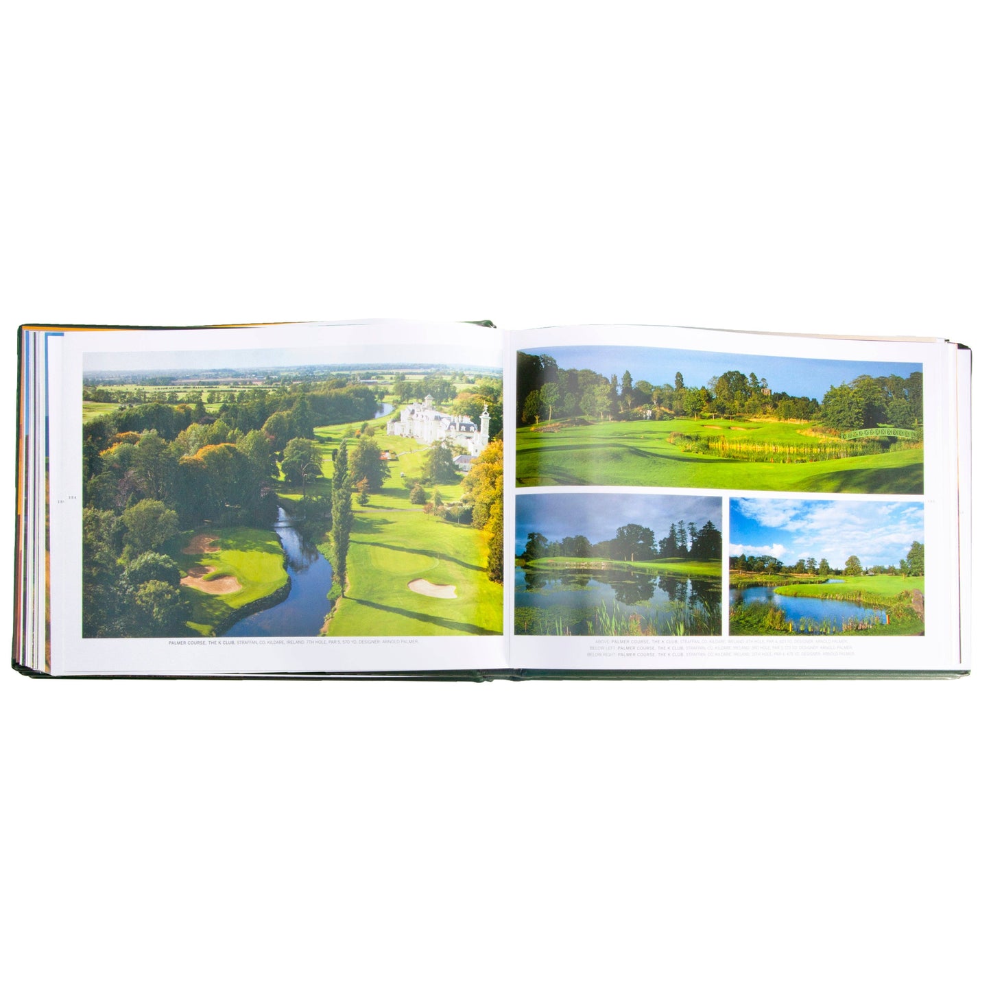 Graphic Image "Golf Courses: Fairways of the World" Leather Bound Book