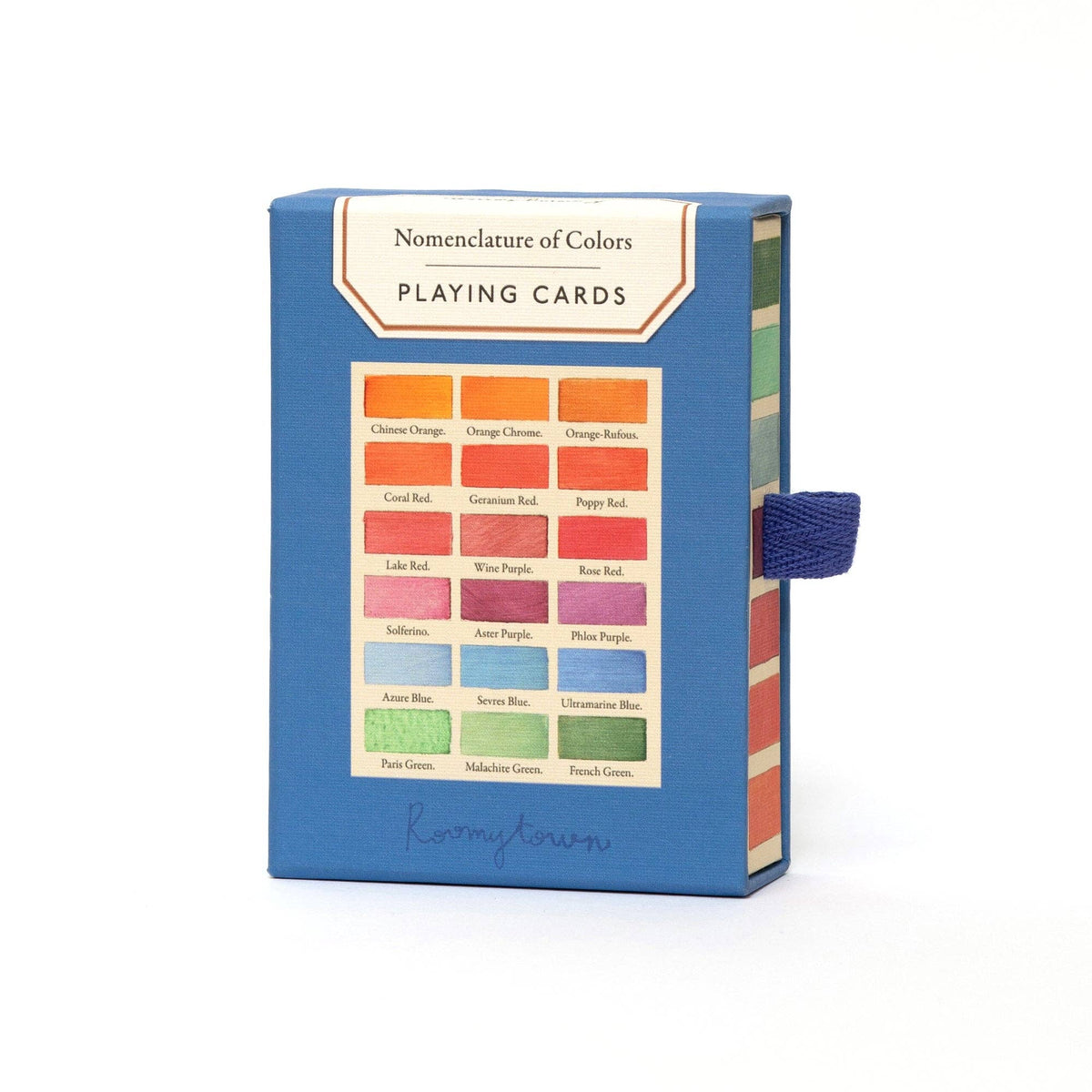 Roomytown Single Playing Card Deck - Nomenclature of Colors