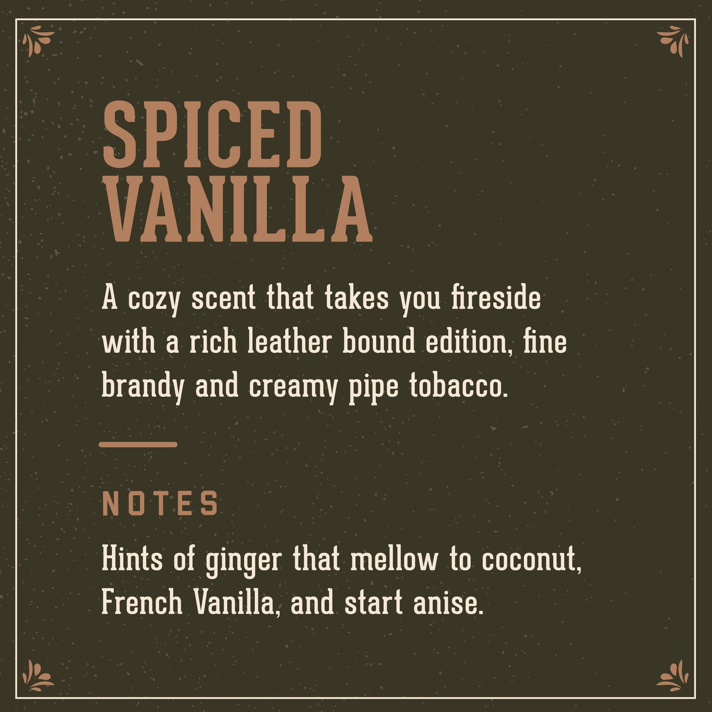 Spiced Vanilla Beard, Hair and Skin Oil