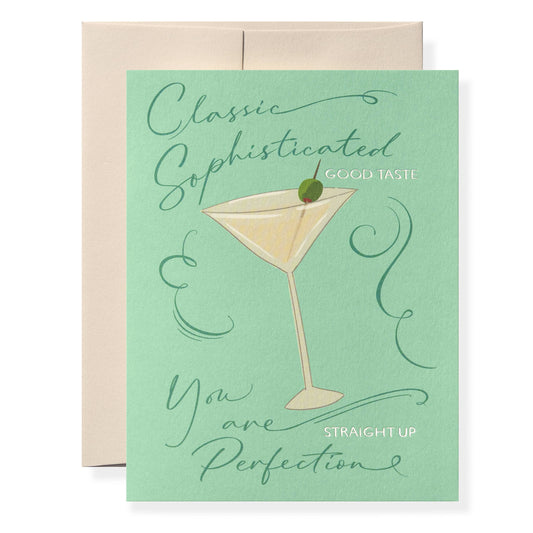 Karen Adams Martini Greeting Card