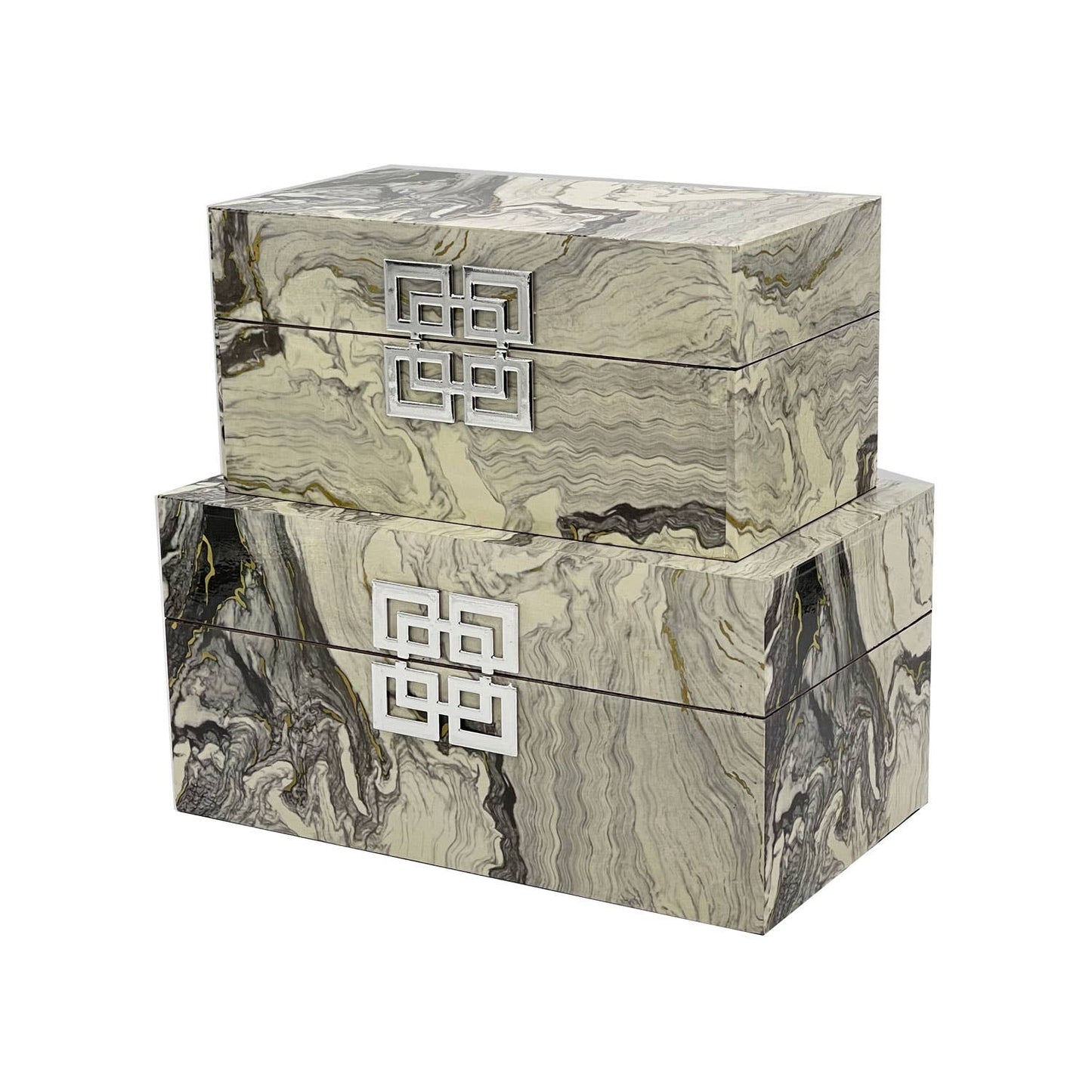 Galt Storage Home Decor Wood Keepsake Box Gift Box Set of 2