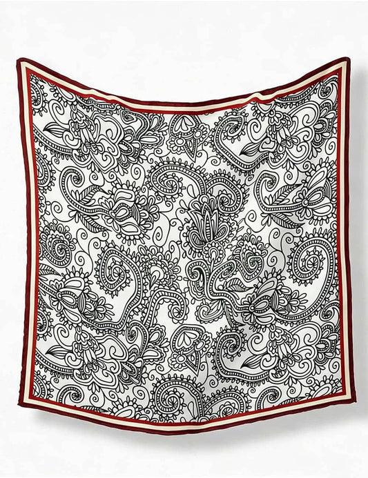 Sweetkama Ladies Paisley Print Fashion Bandana Square Scarf