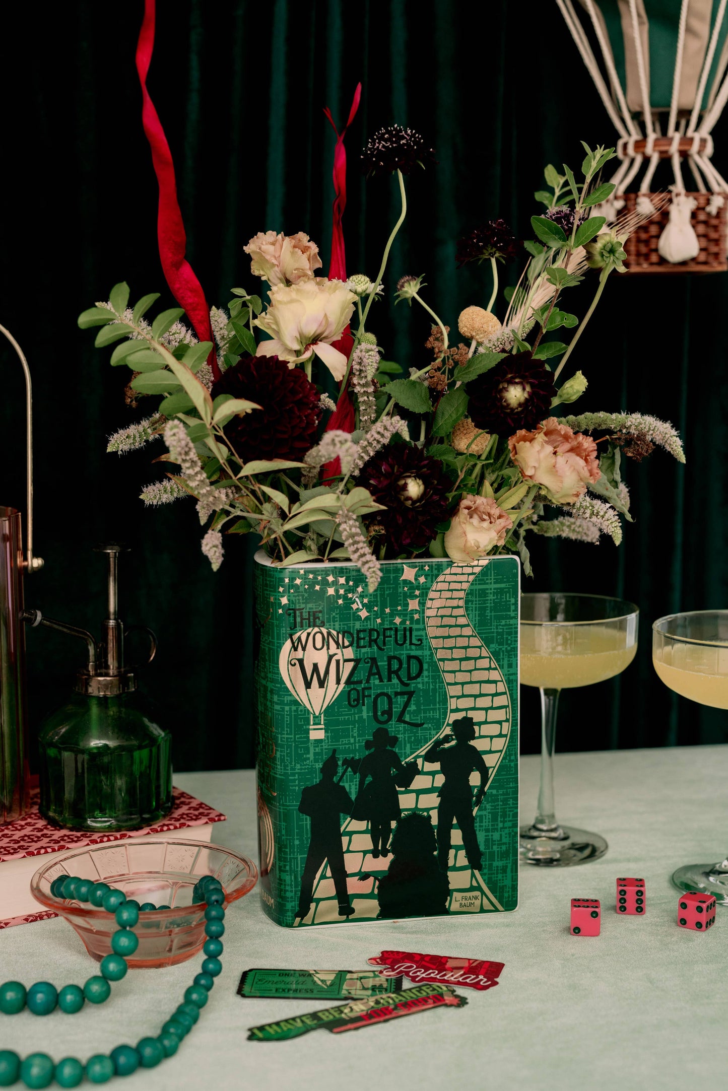Large Book Vase, Wizard of Oz