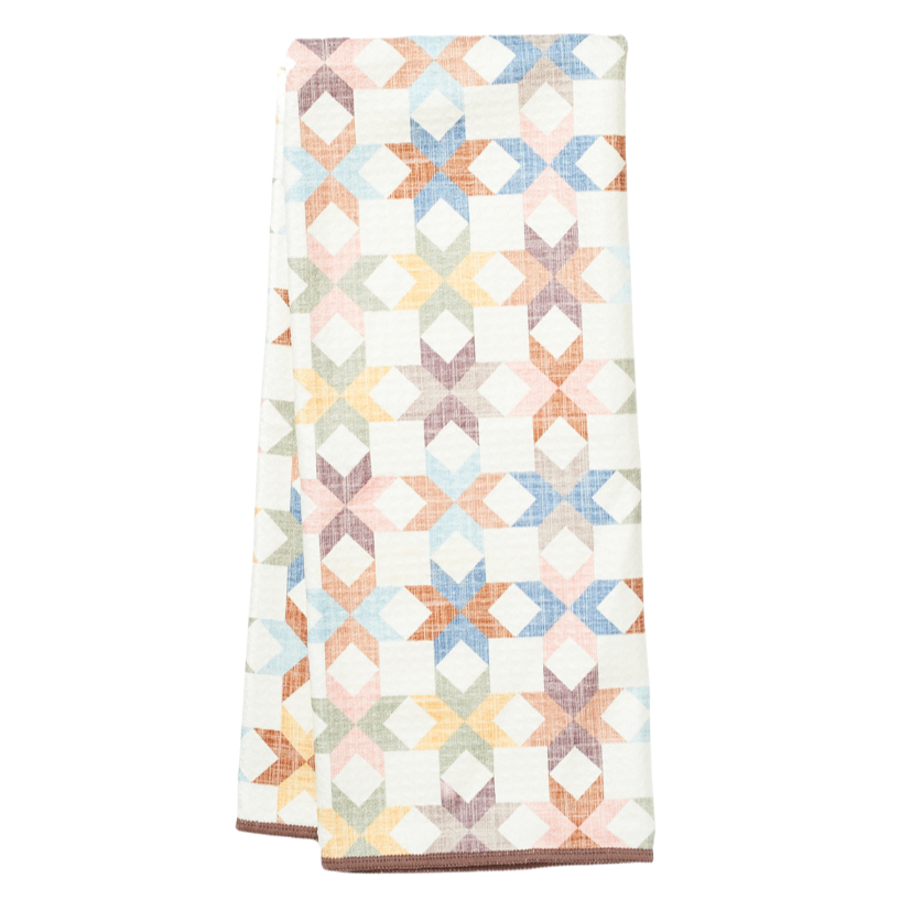 Once Again Home Anywhere Towel - Star Quilt