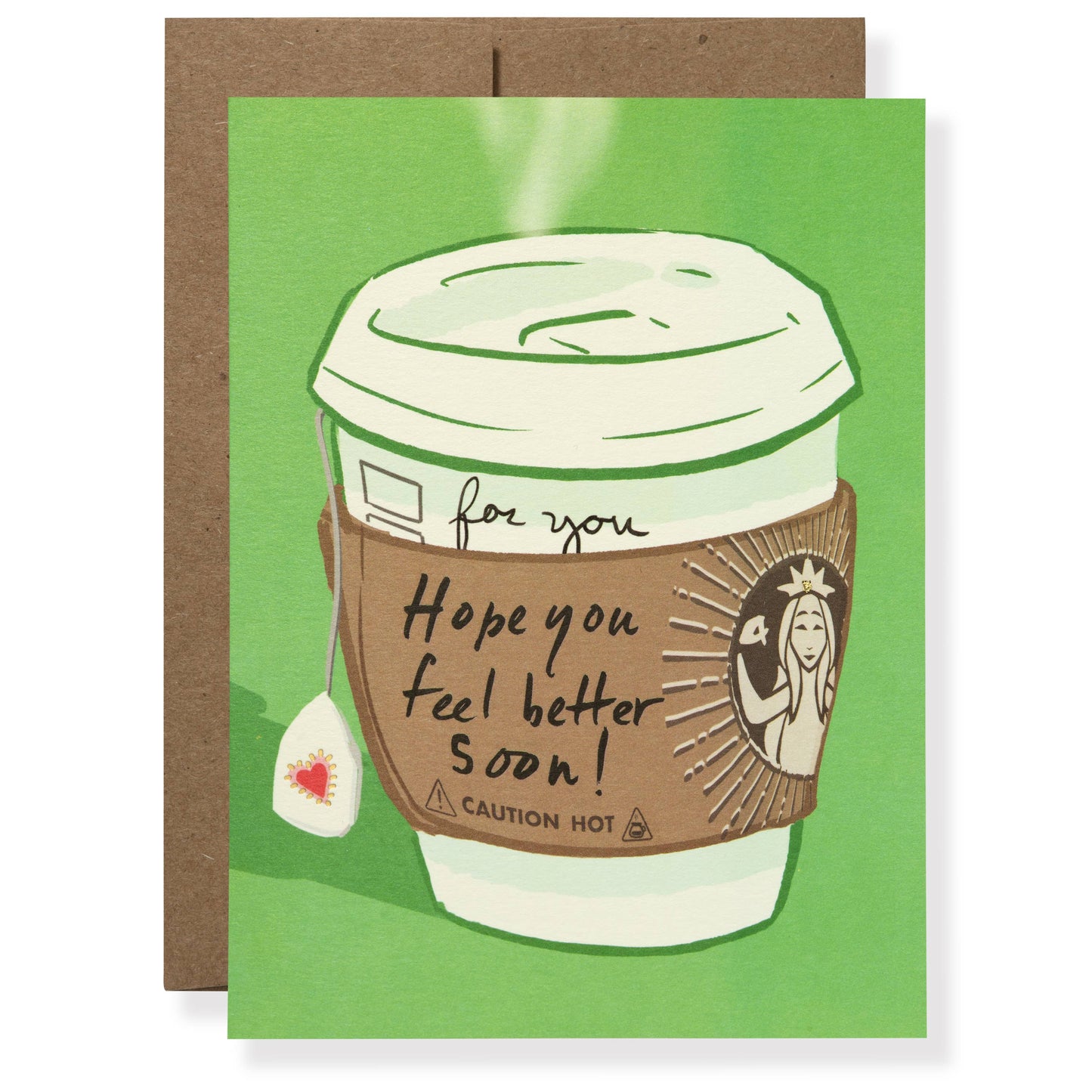 Karen Adams Coffee Greeting Card