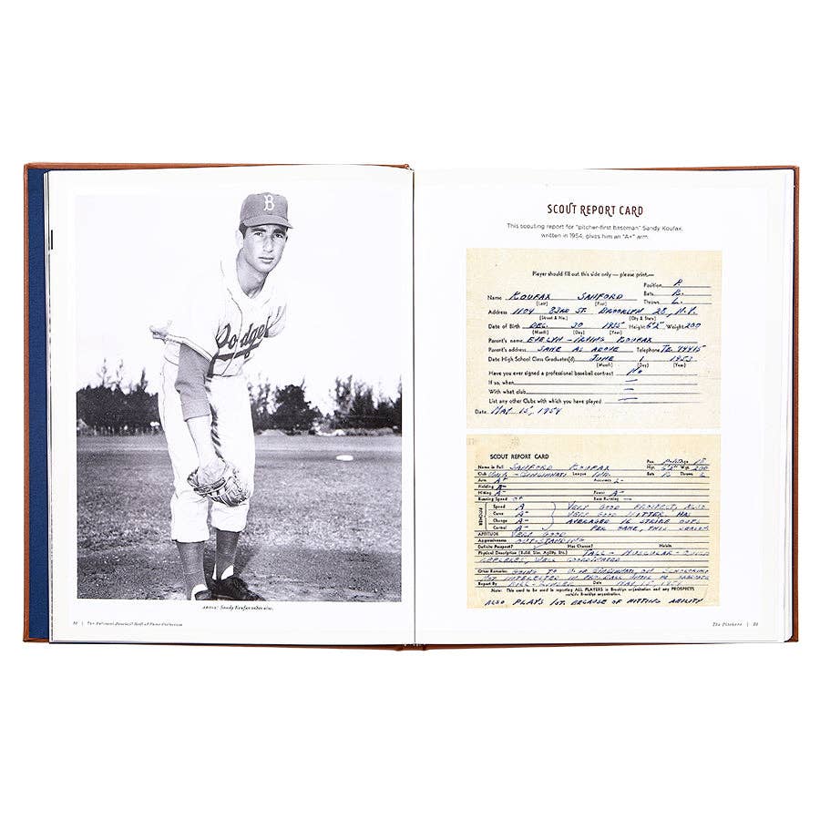 Graphic Image " The National Baseball Hall of Fame Collection" Leather Bound Book