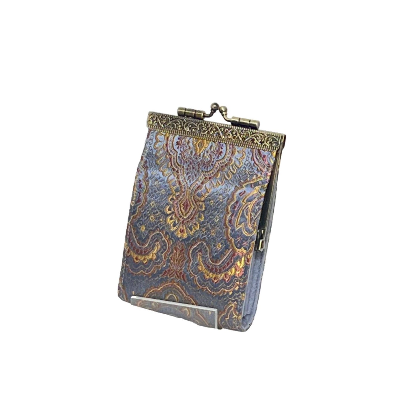 Paisley Brocade RFID Card Holder