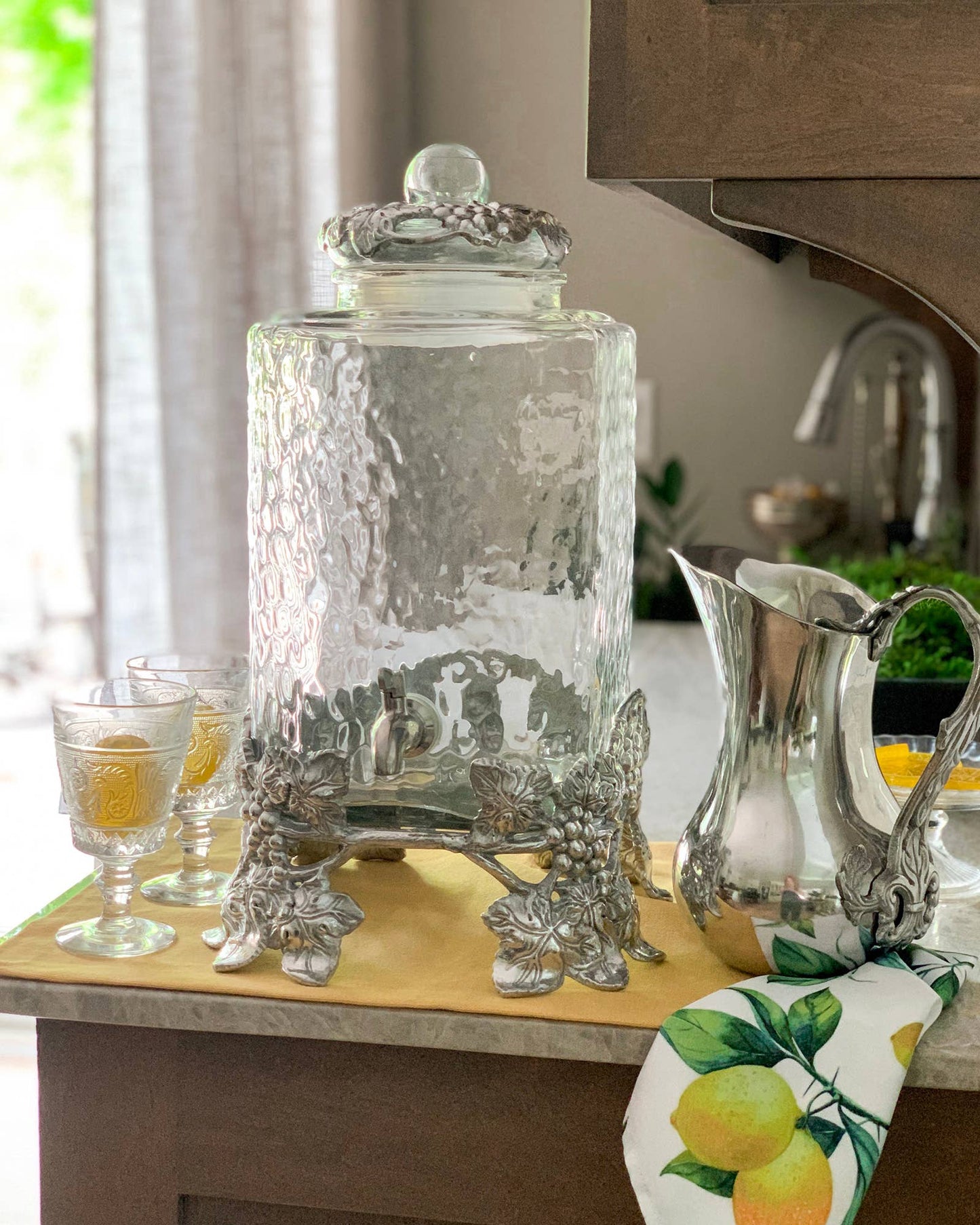 Arthur Court Elevated Grape Beverage Server