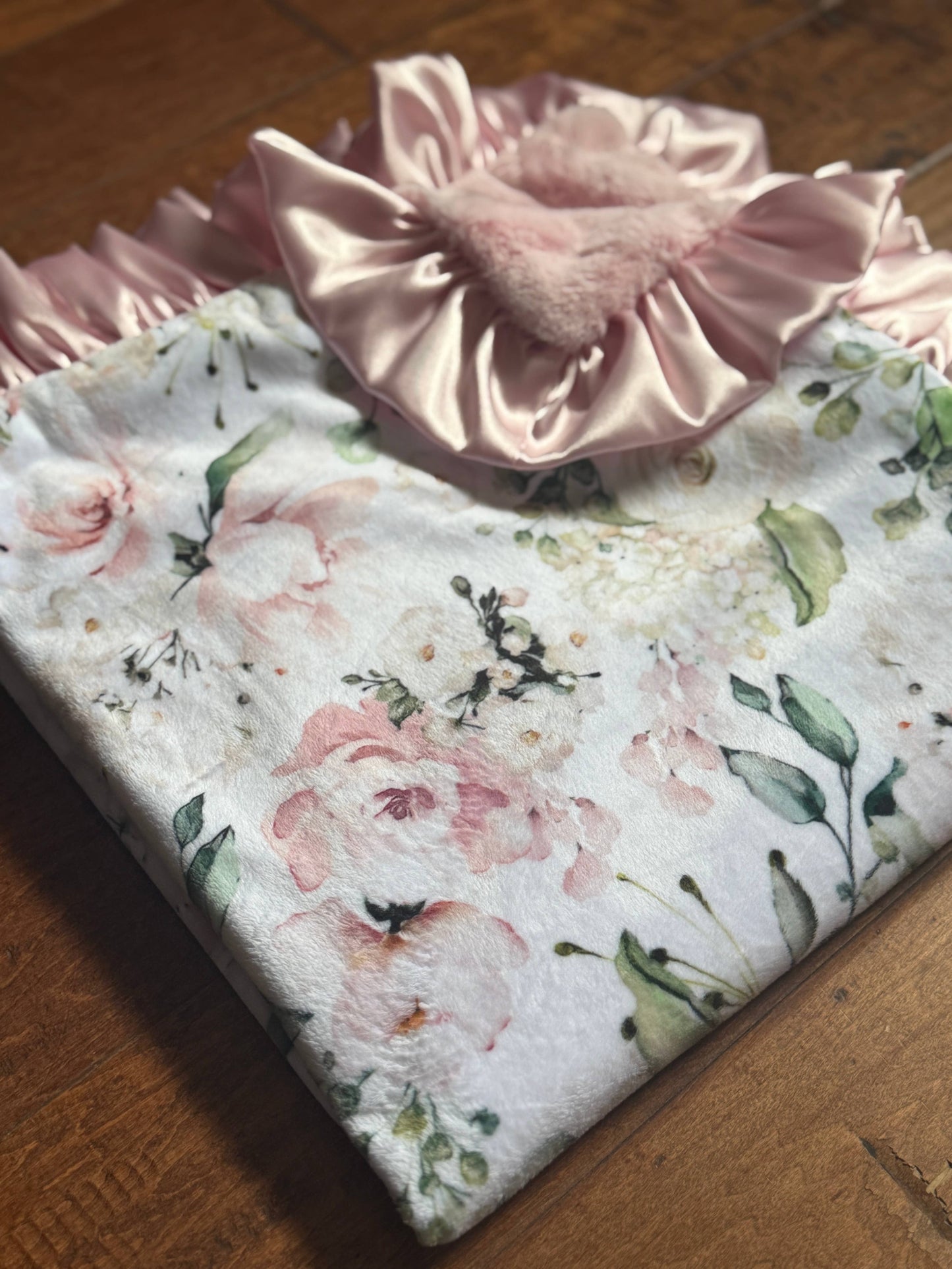 Cuddle Couture Something Pink Minky Blanket