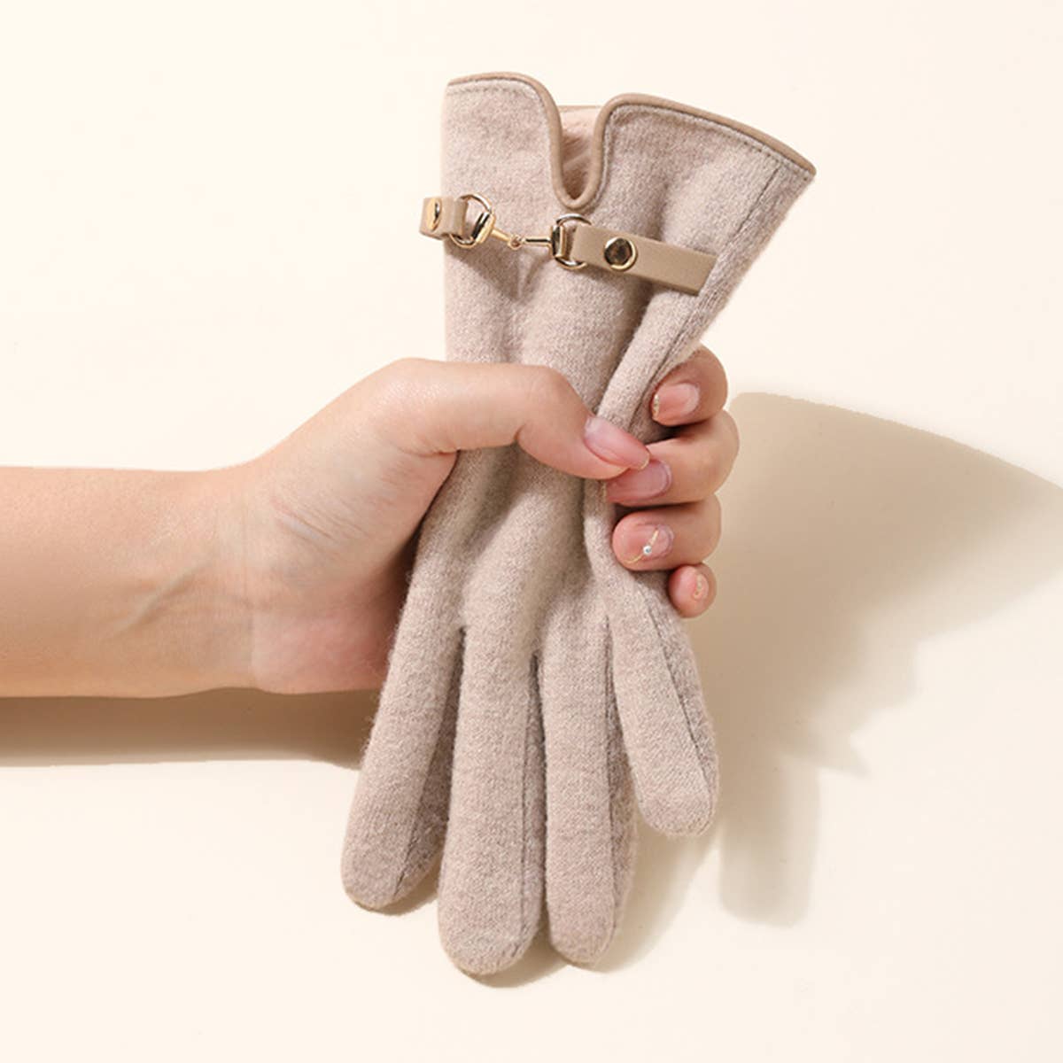Cute Wool Touchscreen Gloves – Winter for Women_CWAG0048