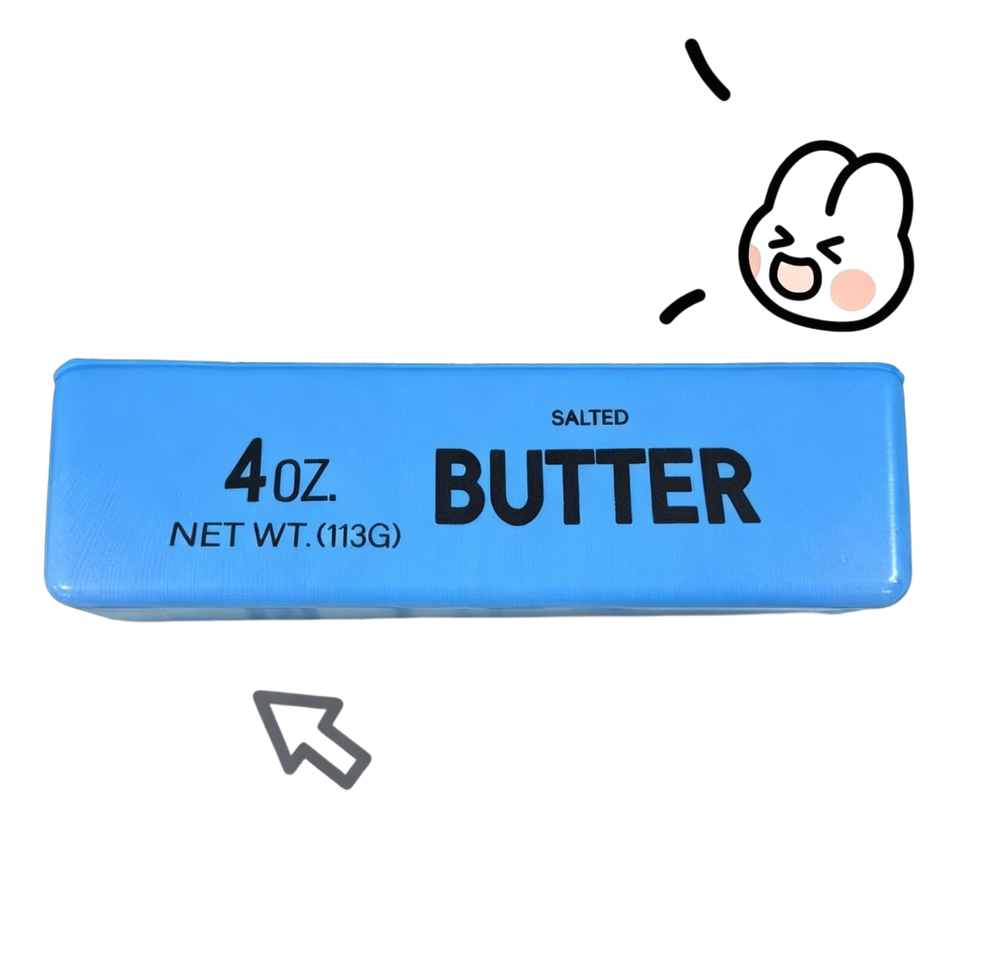 Realistic Rainbow Butter Stick Squishy Slow Rising Stress Relief Sensory Fidget Toy