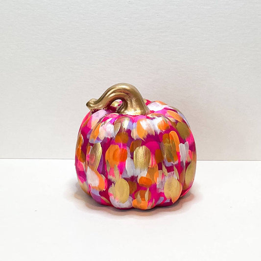 Jessica Reynolds Pink Abstract Pumpkin