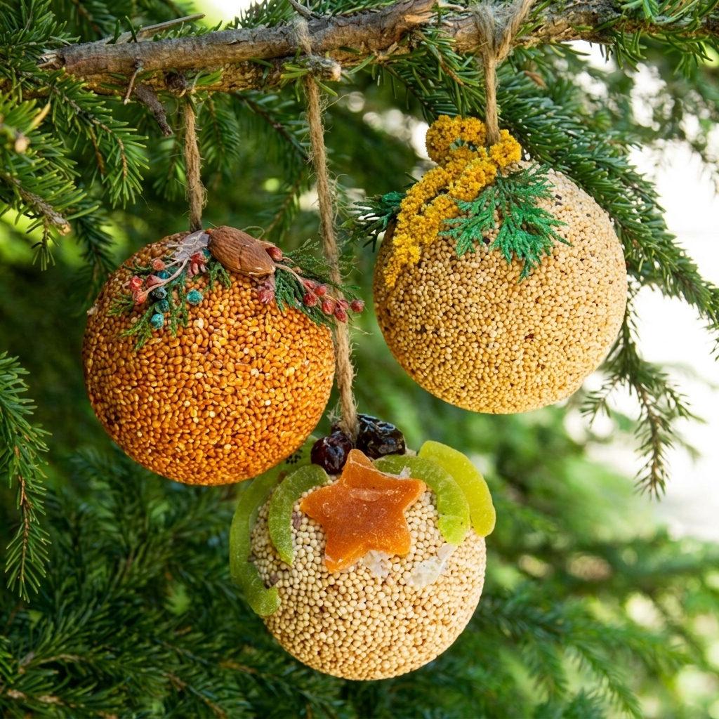 Mr. Bird Fruit Ornament Ball Basket