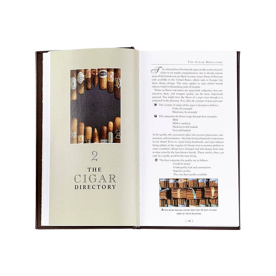 Graphic Image "The Cigar Companion" Leather Bound Book