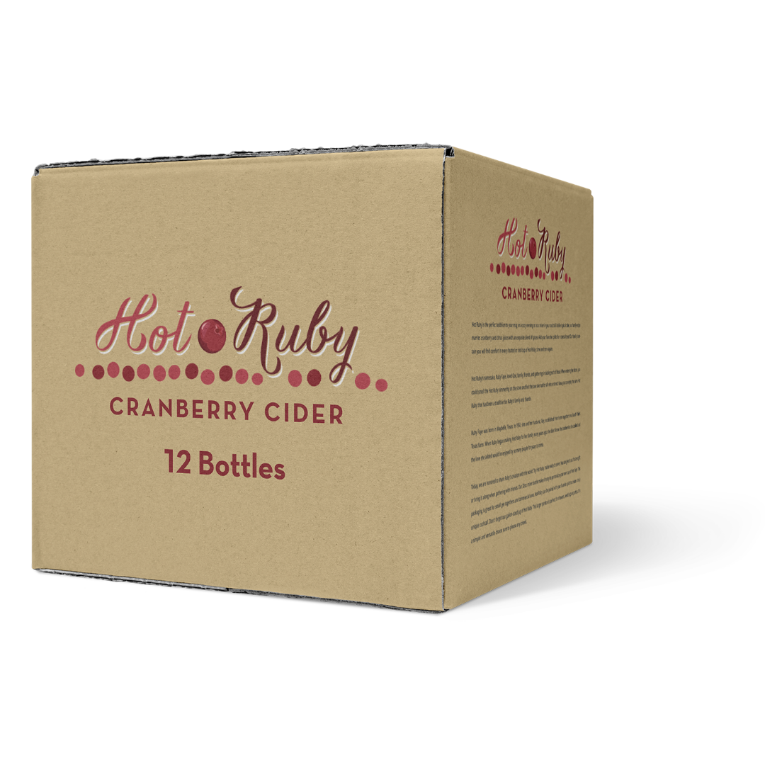 Hot Ruby Cranberry Cider Bottle 32 oz.
