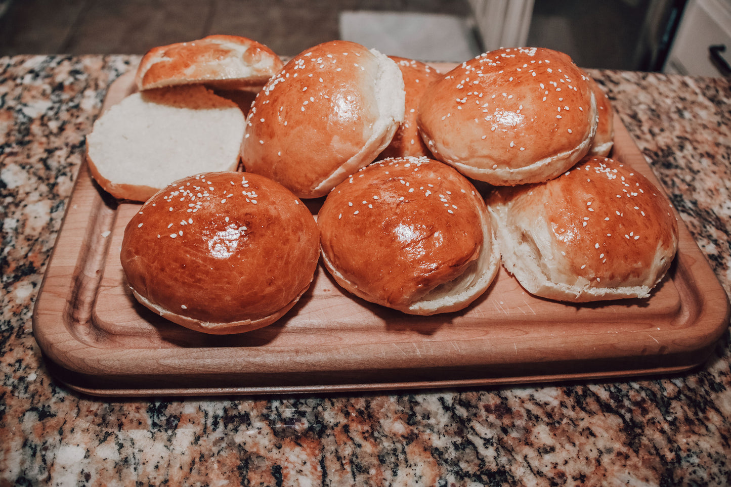 Sourdough Hamburger Buns